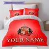 Sunderland A.F Custom Name Pattern Bedding,Quilt Set Quilt Cover Pillowcase Home Birthday Gift(1 * duvet cover + 2 * pillowcase, without core)