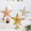 Versatile Christmas Tree Charm with this Five pointed Star Toppers Decor Made of Durable Material, for Decorating Homes