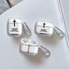 Clear Earphone Cases Cover Case For Airpods Pro3 3 Pro 1 Pro2 2 4 Praying Peace On Cross