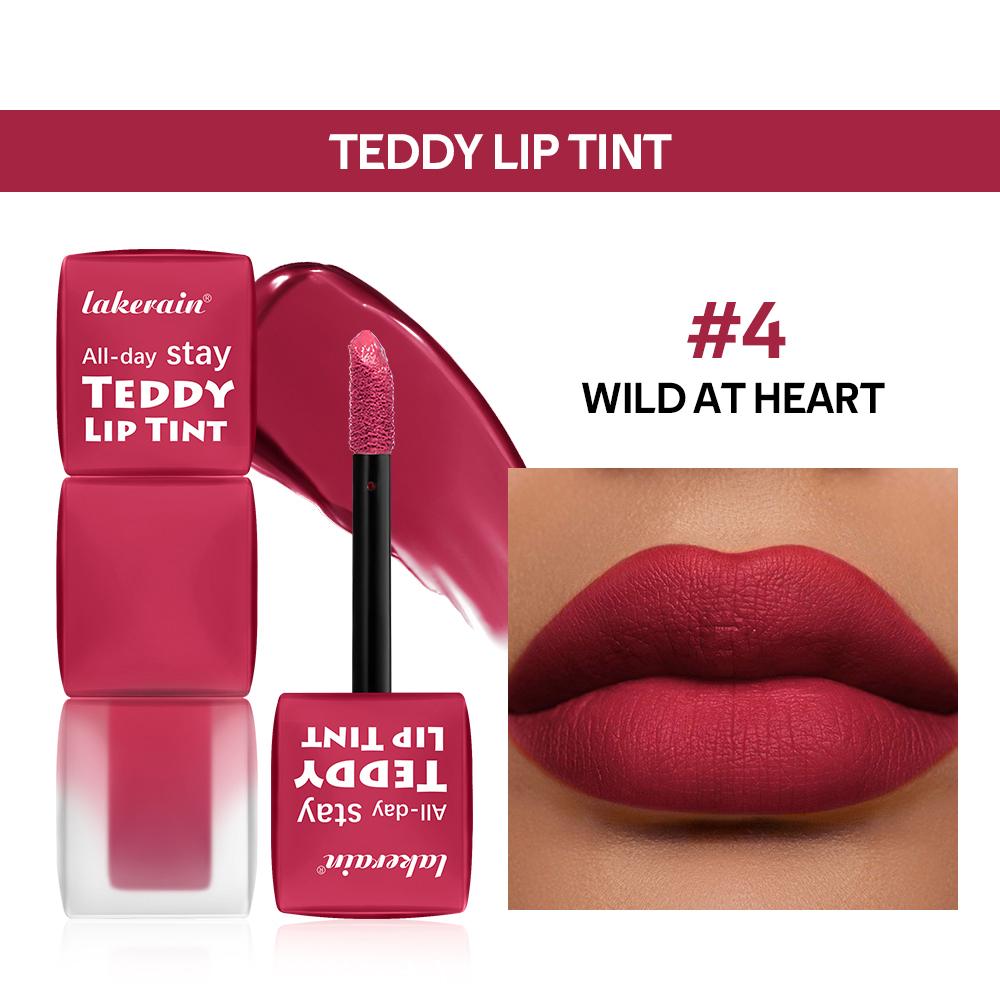

Тинт для губ Teddy Tint, цвет для губ, блеск для губ, суперстойкое окрашивание 12 часов, матовая текстура, водостойкая помада-тинт, косметика
