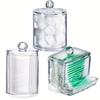 2/3/4Pcs Dust-proof Qtips Storage Holder Set Save Space Apothecary Container Jar  Cotton Pad