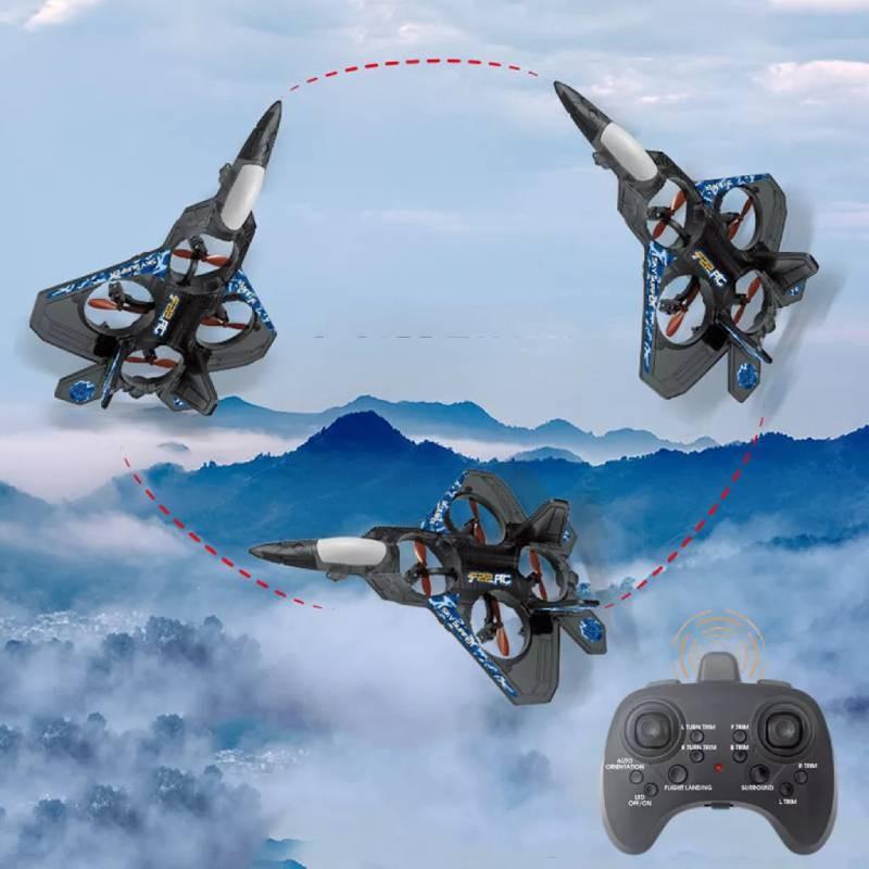 6 Channel Rc Aircraft Stunt Radio Control Plane Jet Fighter Ready To Fly Toy