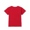 Girls Floral Wreath Mermaid Print Crewneck Short Sleeve Tee