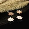 10PcsDIY Handmade Hair Accessories Rhinestone Flower Alloy Material DIY Mobile Phone Case Sticker Diamond DIY Jewelry Accessories