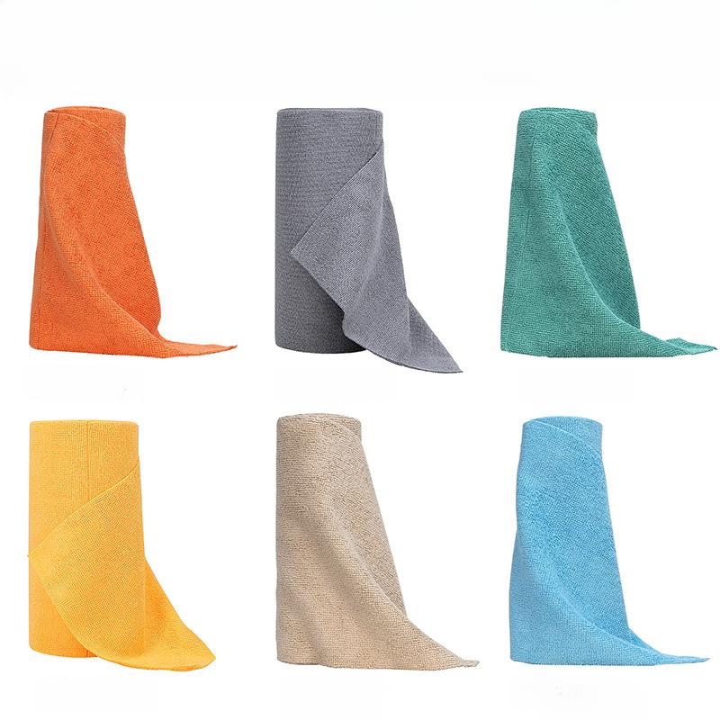 Lot de 20 rouleaux de chiffons de nettoyage en microfibre super absorbants pour la cuisine et la vaisselle