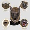 Terrifying Wolf Head Mask And Gloves Set For Halloween Party Costume Fun And Creative Dress Up