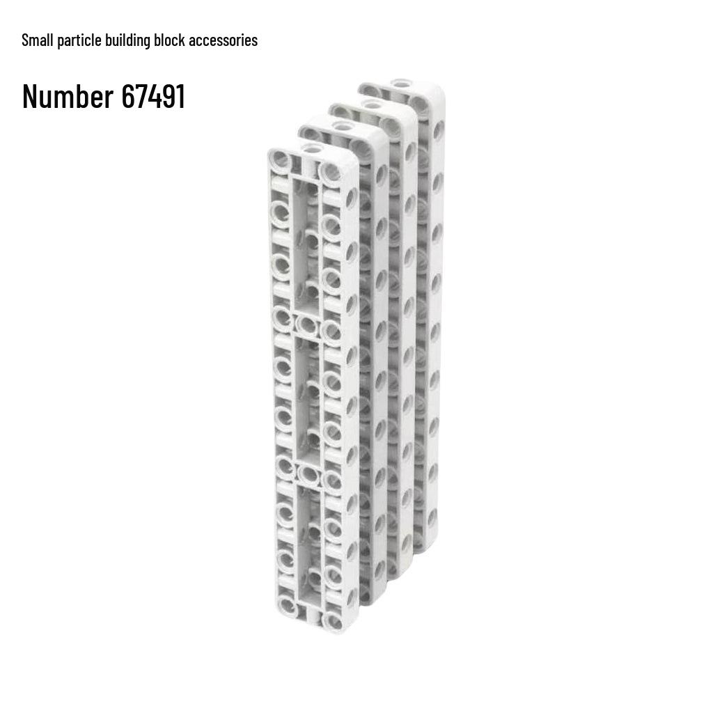 Compatible Lego 67491 Domestic Particle Building Blocks: 3×19 Holed Jib Frame Beam MOC Tech Accessories