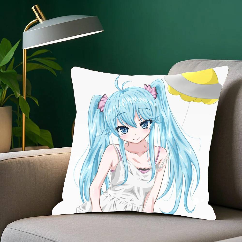 Ground Control To Psychoelectric Girl Anime Pillow Case Home Decor Throw For Sofa Bed Car Room Decor Gift Idea