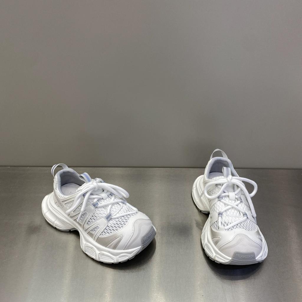 European leather summer mesh breathable thick-soled dad shoes women's 2025 new versatile height-increasing casual sports shoes trend