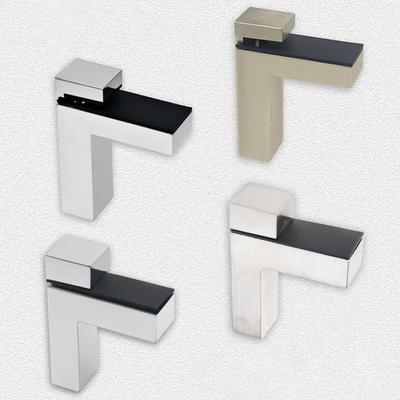 Premium Verstellbare F-förmige Glasregalhalterung Heimdeko-Zubehör Wandmontage Glas Halter Dicke Verstellbar