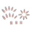 Long Ballet Nail Gradual Change Glitter Love Diamond Wear Nail Piece 00 Nail Fake Nail Nail