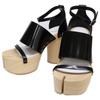 Maison Margiela [Brand new, unused] 22 S39WY0022 PS679 T8013 Tabi Wood Ankle Strap Sandals shoes 36 Black / naturalUsed