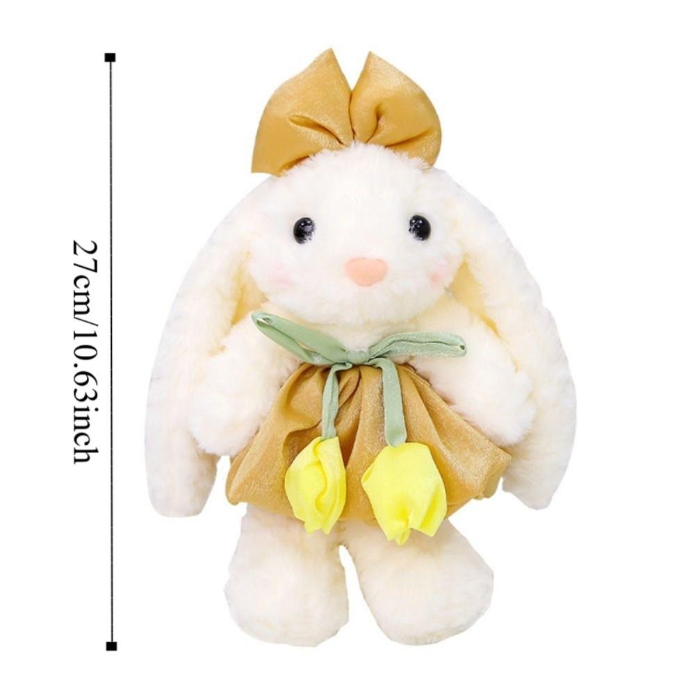 Big Ear Bunny Plush Doll Bow Tie Rabbit Plush Toy Cute Stuffed Animals Rabbit Toy  Birthday Parties