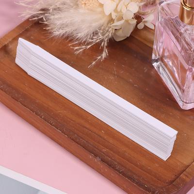 50Pcs Tester Strips Fragrance Disposable White Women Smell Paper Paper Strips Test Paper Aromatherapy Perfume Essential Oils