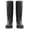 VidaXL Bottes de pluie noir taille 38-46 PVC