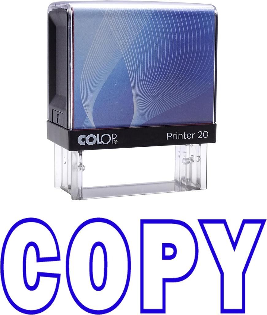 Copy Self Inking Rubber Stamp Custom Colop Office Stationary P20 Mini Stamper