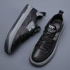 Fashion Mens Casual Leather Shoes Lace Up Men Sneakers New Trend Outdoor Footwear British Fashion Male Retro Classic Skate Shoes