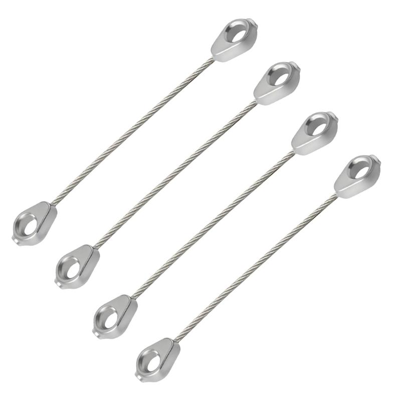 

4Pcs Stainless Steel 746-0970 946-0970 Deck Lift Brake Cable Replacement for RZT17 RZT22 RZT42 RZT50 Lawnmower 1