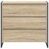 Sideboard with Drawers Sonoma 79 X 36 X 75.5 Cm Particleboard