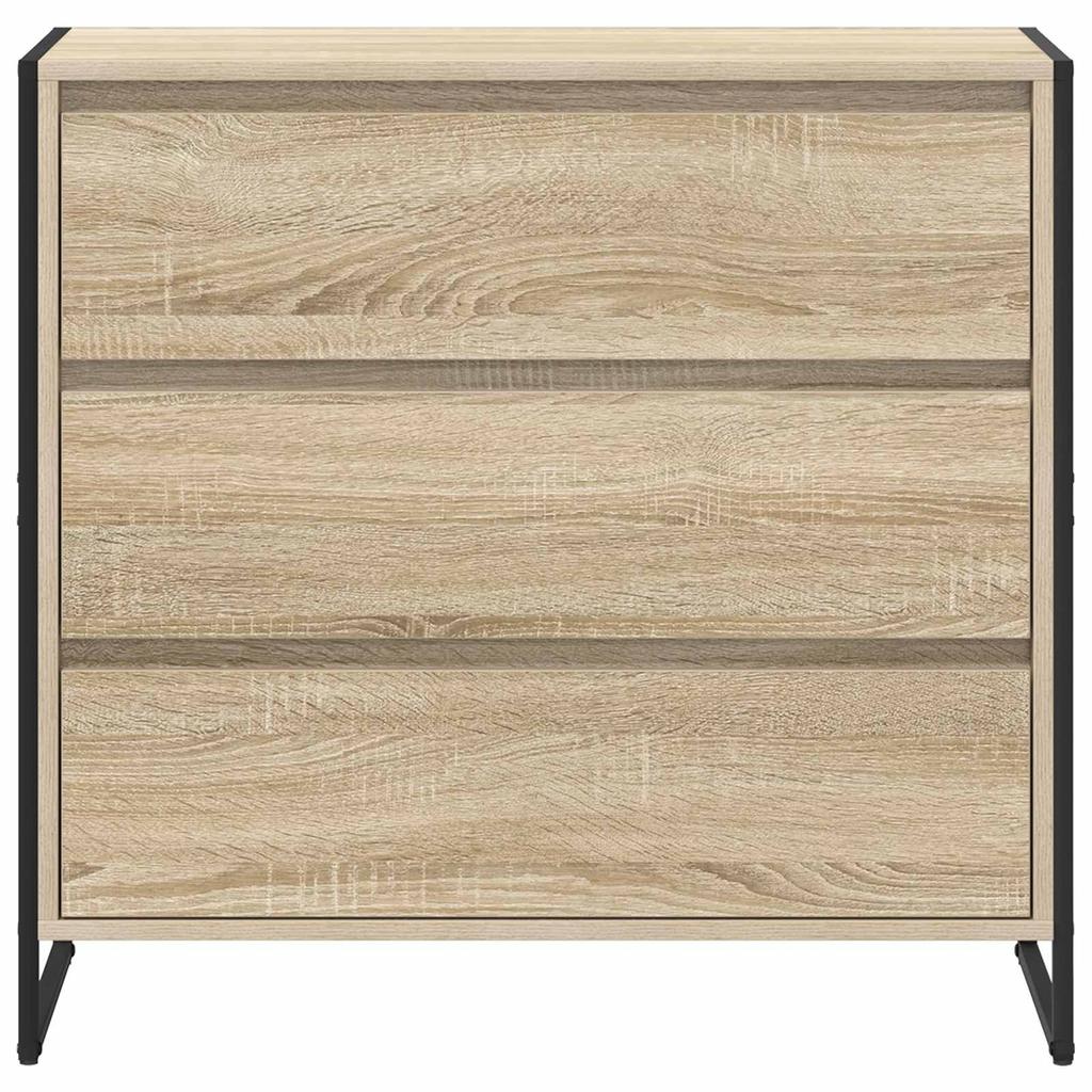 Sideboard with Drawers Sonoma 79 X 36 X 75.5 Cm Particleboard