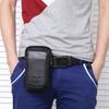 Dorywczo prawdziwy skórzany zamek męski haczyk na pasek z wieloma kieszeniami saszetka na talię etui na telefon