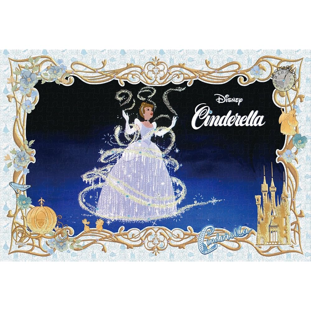 Epoch 300 Piece Jigsaw Puzzle Disney Cinderella (26 x 38 cm) 73-007 with glue, spatula included, ...