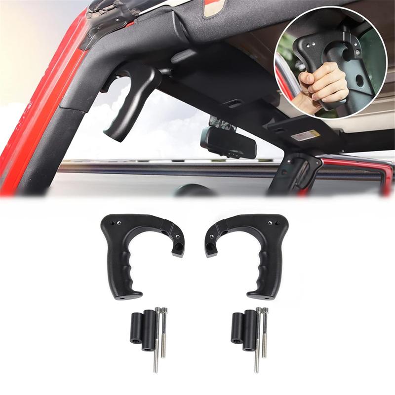 JK Front Grab Handles Front Door Overhead Roof Grab Bar Handle for Jeep Wrangler JK 2007-2017 Accessories