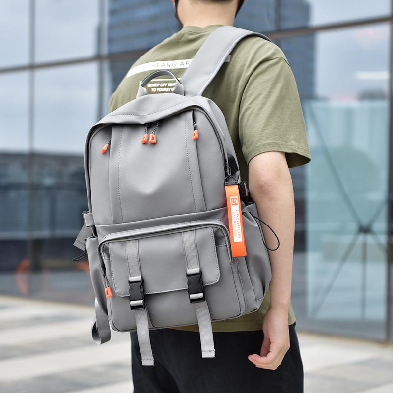 Backpack Men's New Large-capacity Backpack, Men's Junior High School and College Student Schoolbag, Leisure Travel Computer Backpack