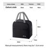 Portable Large Capacity Insulated Lunch Box Solid Color Thickened Thermal Insulation Bag Anti-Dirty School Work Lunch Bag