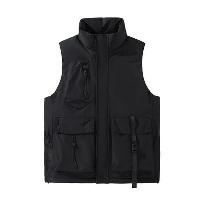 Autumn Winter Men Thick Vest Men Multiple Pockets Cargo Vests Men Sleeveless Jacket Male Fashion Casual Camo Waistcoats