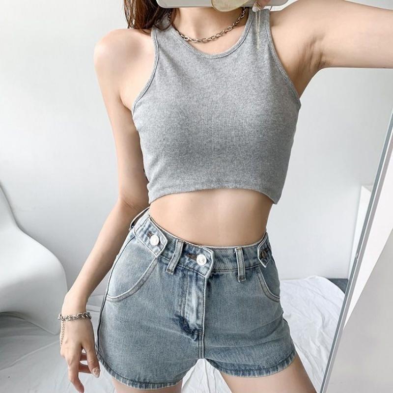 Street Style Heart Embroidery Denim Shorts Women Summer Wide-leg High Waist A-line Jeans Hot Pants Fashion Female Clothing