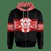 Spring Women's Long-sleeved Sweatshirt Creative 3D Digital Tattoo Print Loose Casual Zipper Jacket