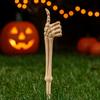 Stable Skeleton Gesture Lawn Stake Spooky Decor Halloween Decoration  Halloween Party