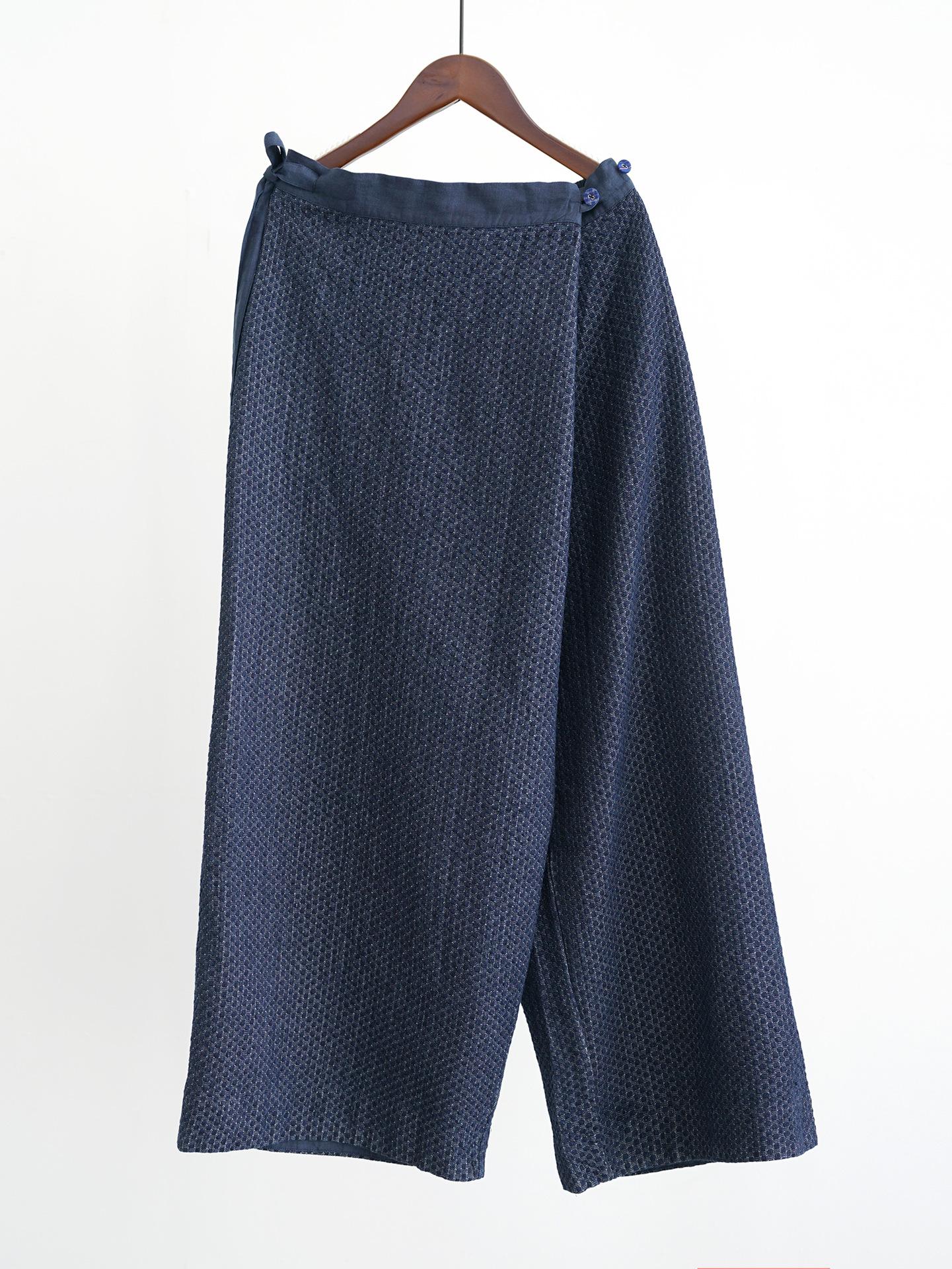 

Johnature Women Vintage Straight Pants Blue Loose Button Spring Denim Trousers Casual Soft Female Pants One Size джинсовый синий