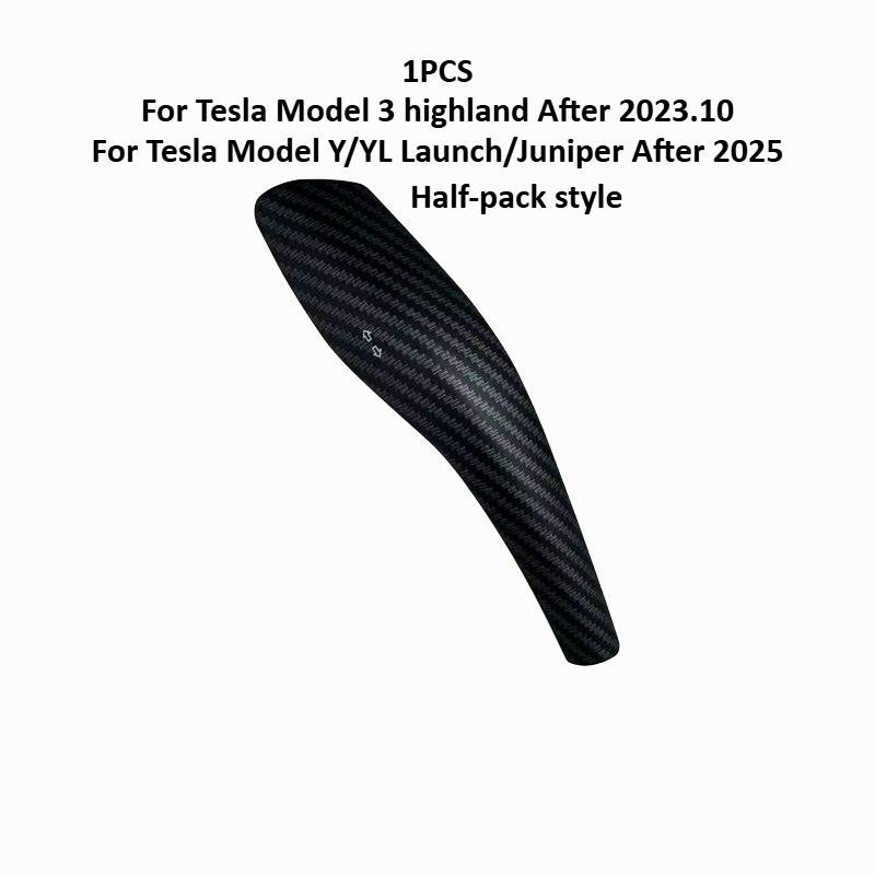 Steering Wheel Whift Protection Cover for Tesla Model 3 Model Y/YL Juniper 2025+ ABS Column Shift Knob Cover Car Accessories