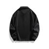 2026 Spring Men Loose Cotton Polo Shirt American Men Button Design Hoodies Man Turn-Down Collar Pullover Casual Unisex Uniform