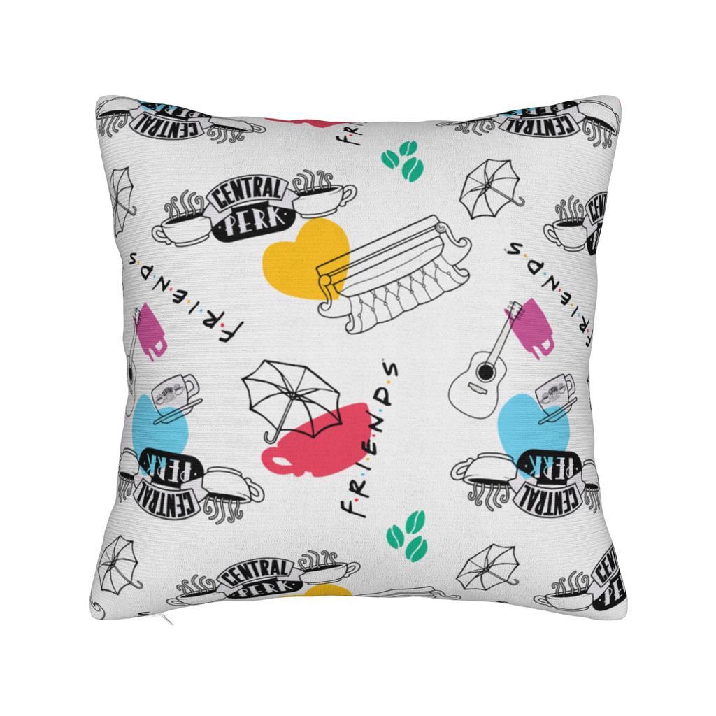 Friends Tv Show Pillowcase Soft Fabric Cushion Cover Decorative  Pillow Case Cover Home Dropshipping 40X40cm