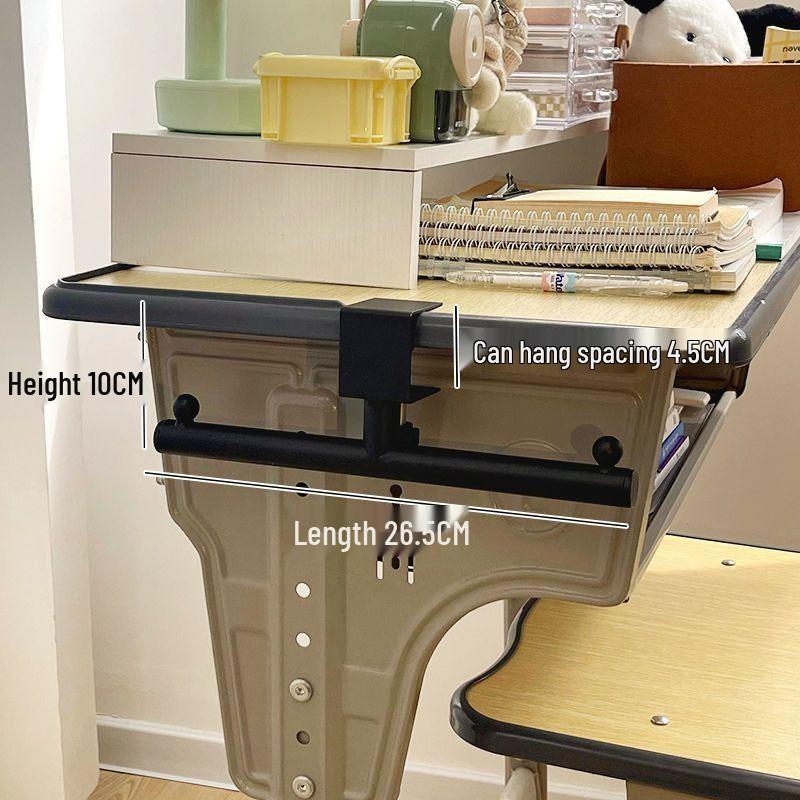 Adjustable Desk Edge Hook Shelf: Back-to-School Backpack Hanger