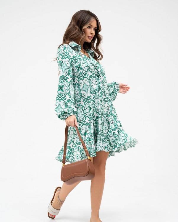 ISSA Plus Wedge Shirt Dress