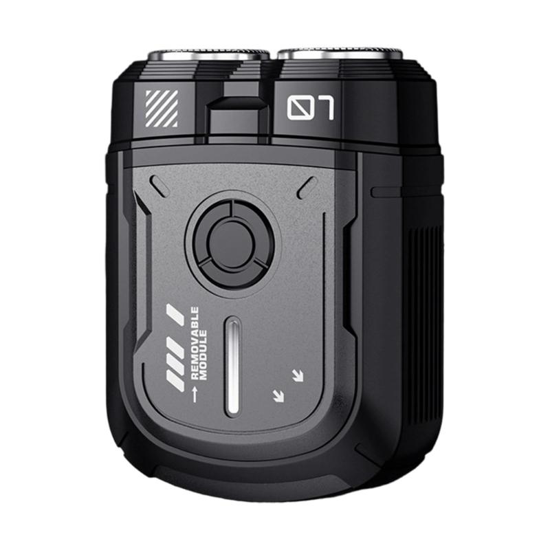 

Lightweight Portable Electric Shaver Offering Smooth Shave Experience Easy to Clean Detachable Head Modern Aesthetics чорний