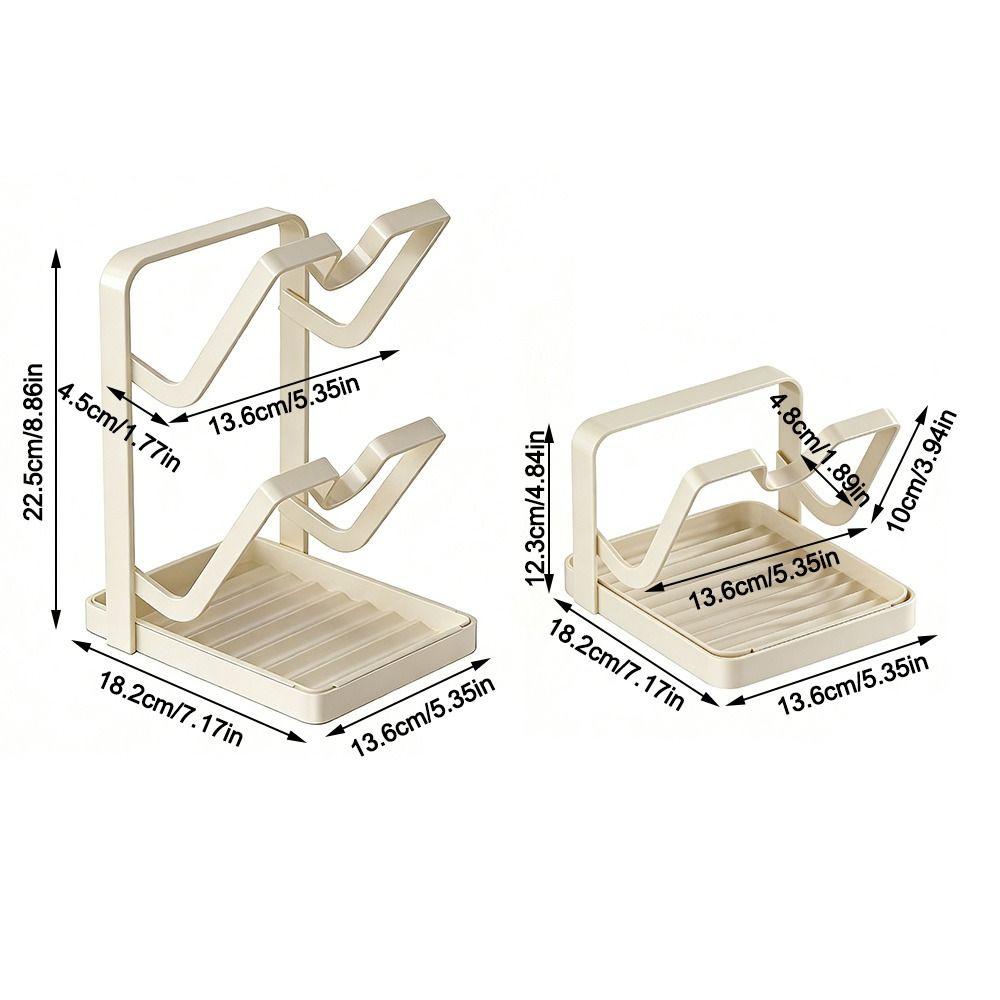Platzsparend Küchen-Topfdeckel-Aufbewahrungsgestell Aufrecht Arbeitsplatte Topfdeckelhalter Küchenutensilien