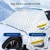 Car Snow Shield Front Windshield Frost Shield Snow and Frost Protection for Winter with Thick Windows Winter Car Cover