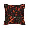 Decorative Pillowcase Halloween Ghost Pumpkin Spooky Trick Or Treat Witch Chair  Throw Pillow Case Cover Zipper Multiple Sizes