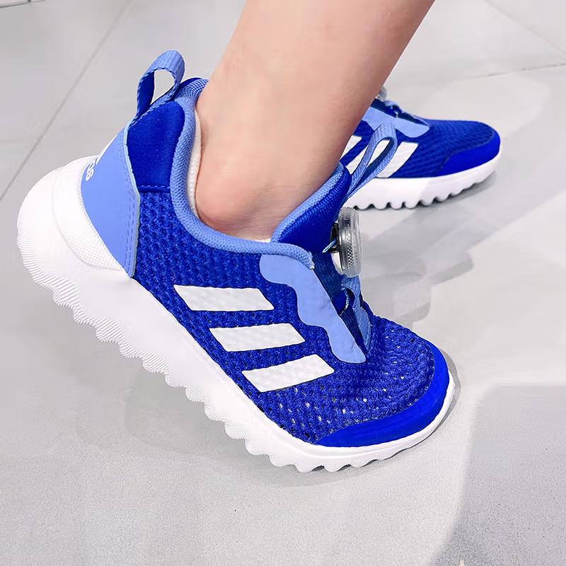Adidas Activeflex Boa 3.0 Lightweight Comfortable Slip-Resistant Durable Low-Top Running Shoes Kids Sneakers Blue White HP5806