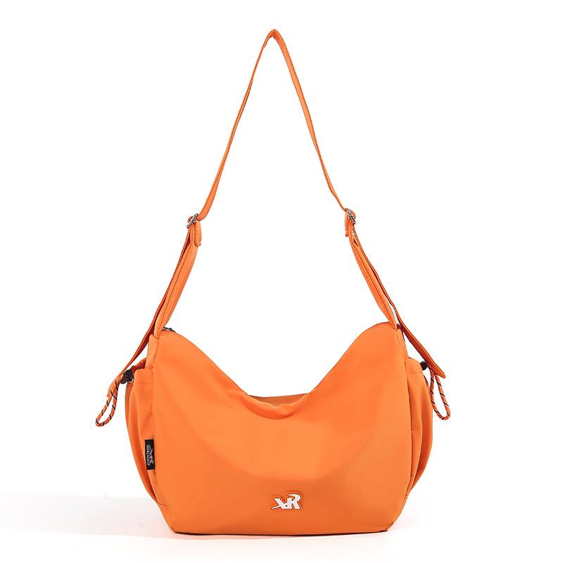 

Большая вместительная сумка-хобо, женская сумка через плечо для поездок на работу оранжевый