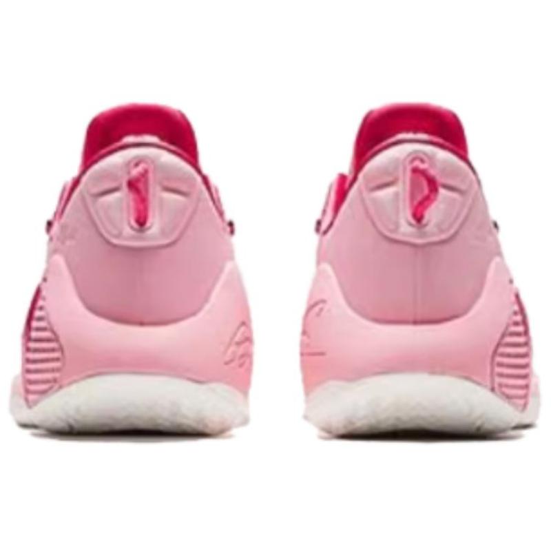 Anta GH4 Cushioning Abrasion Resistant Breathable Low Top Nitrogen Technology Basketball Shoes Men's Pink Sneakers 912411103-2