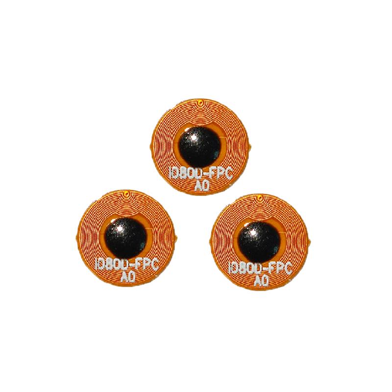 1Pc Micro Small Size Rfid 13.56Mhz Nfc Programmable Chip Bluetooth Label/Sticker Fpc Tag Diameter 12Mm