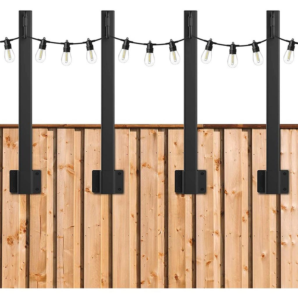 Multi,Purpose Outdoor String Lamp Poles , Garden Courtyard String Light , Independent Chandelier Stands, Fence Lighting Holders