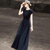 Lanser 2026 Summer Elegant Pleated A-Line Dress