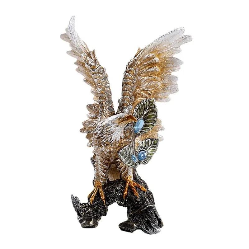 Grand Exhibition Resin Eagle Decoration Office Owner Table Home Decoration Store Gifts Sculpture Modern Art Garden Statues Angel